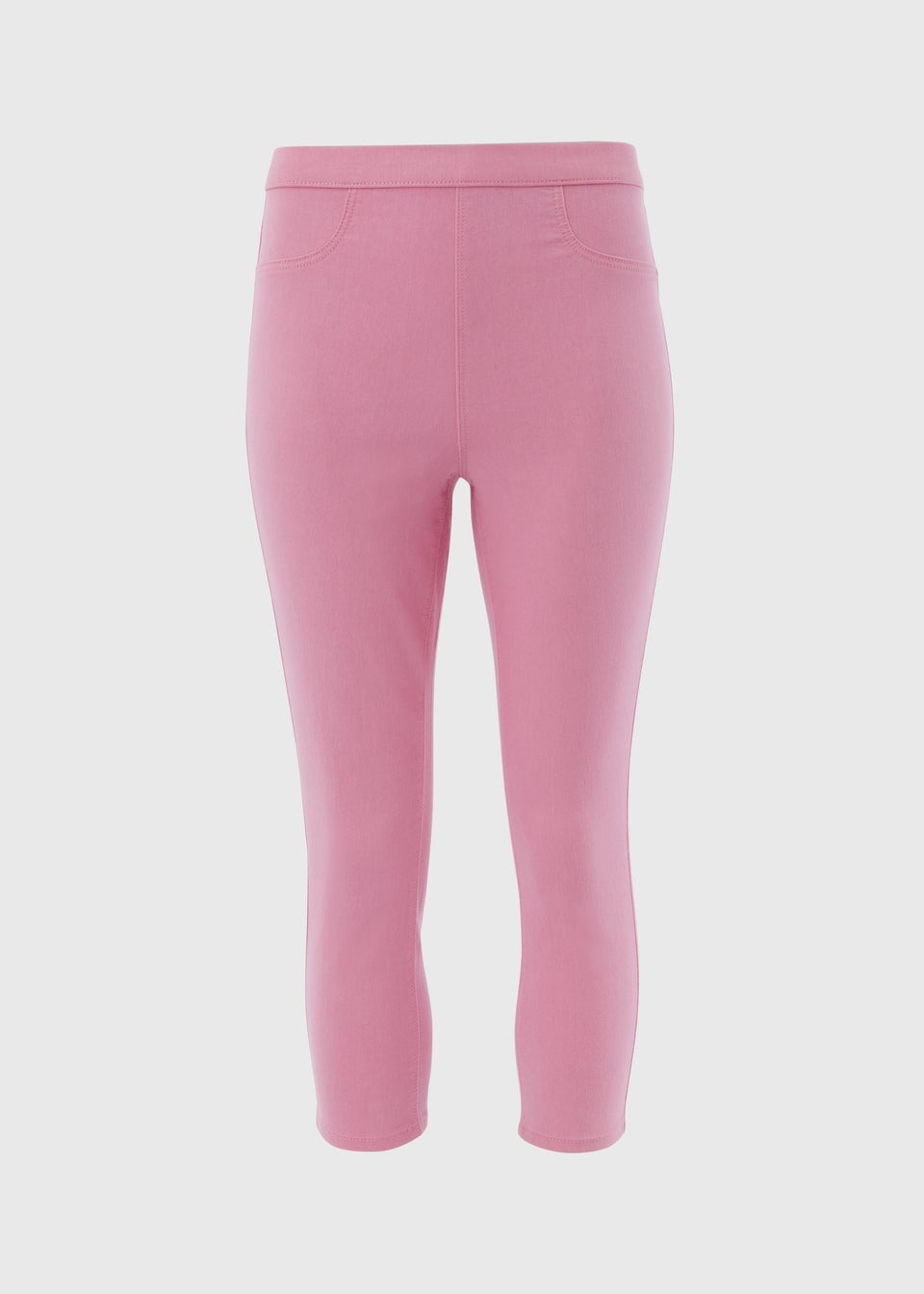 Cropped jeggings matalan top