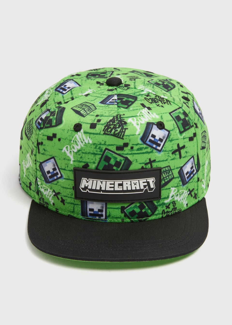Minecraft Boys Green Cap (3-10yrs)