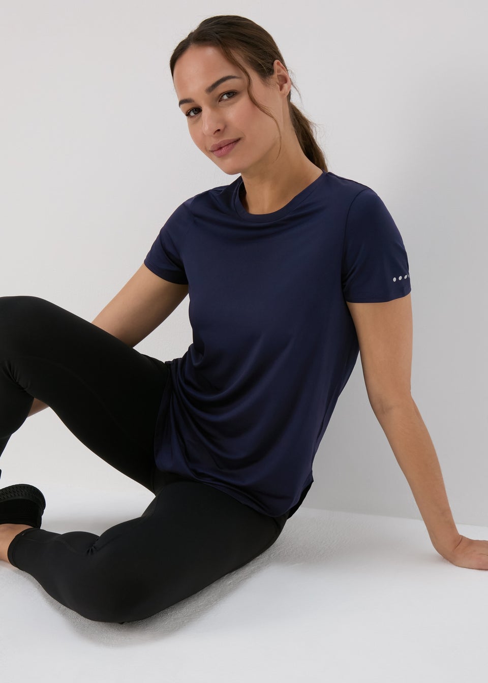 Souluxe Navy Longline T-Shirt