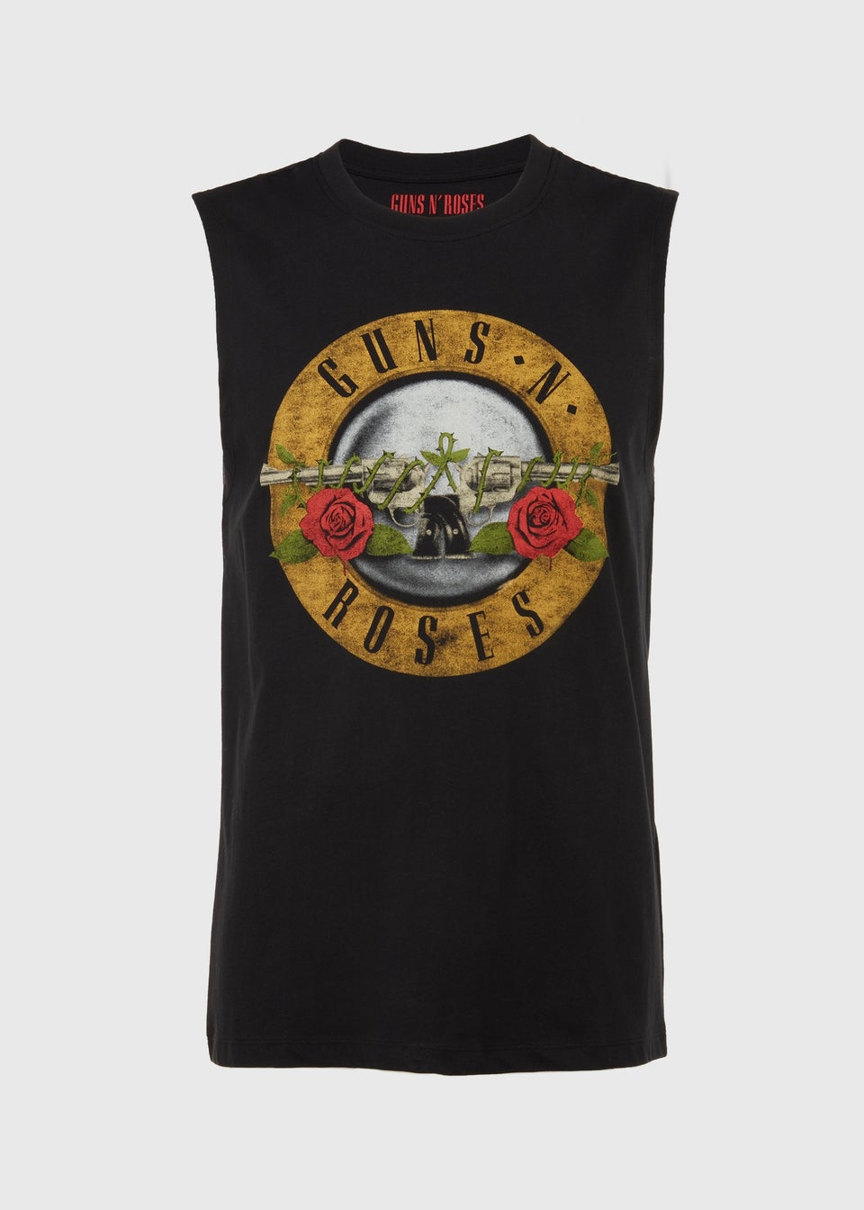 Black Gun & Roses Vest