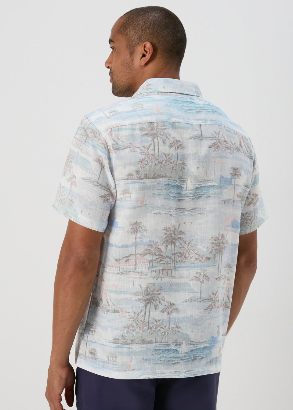 Multicolour Island Print Shirt