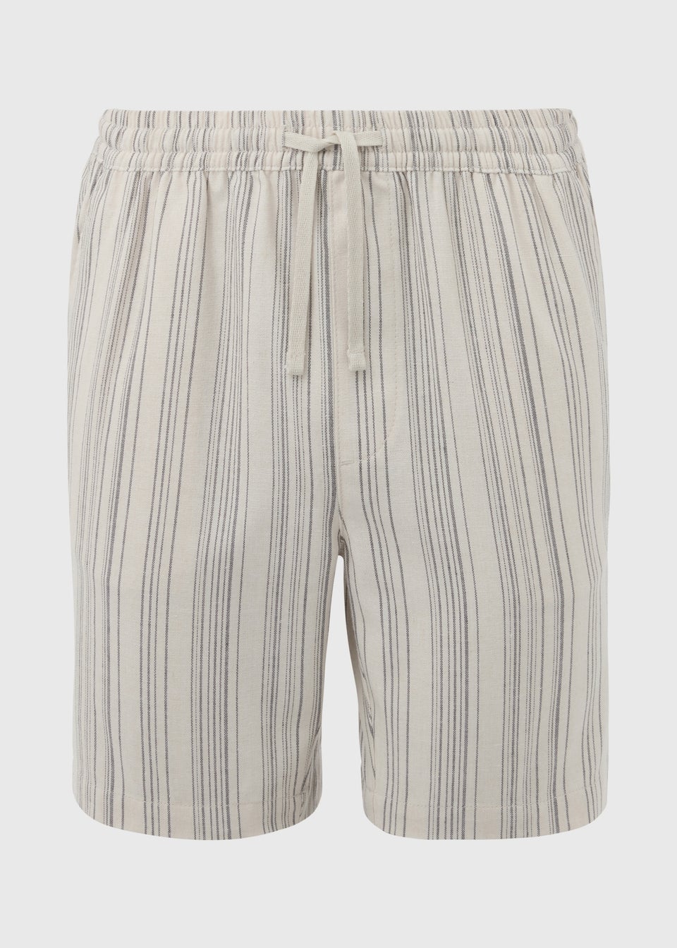 Stone Striped Linen Shorts