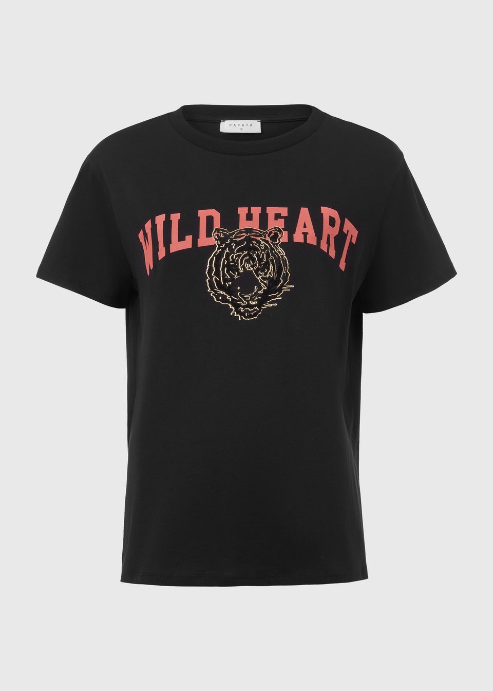 Black Tiger Graphic T-Shirt
