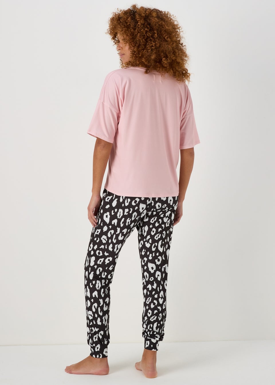 Pink New York Night Pyjama Set