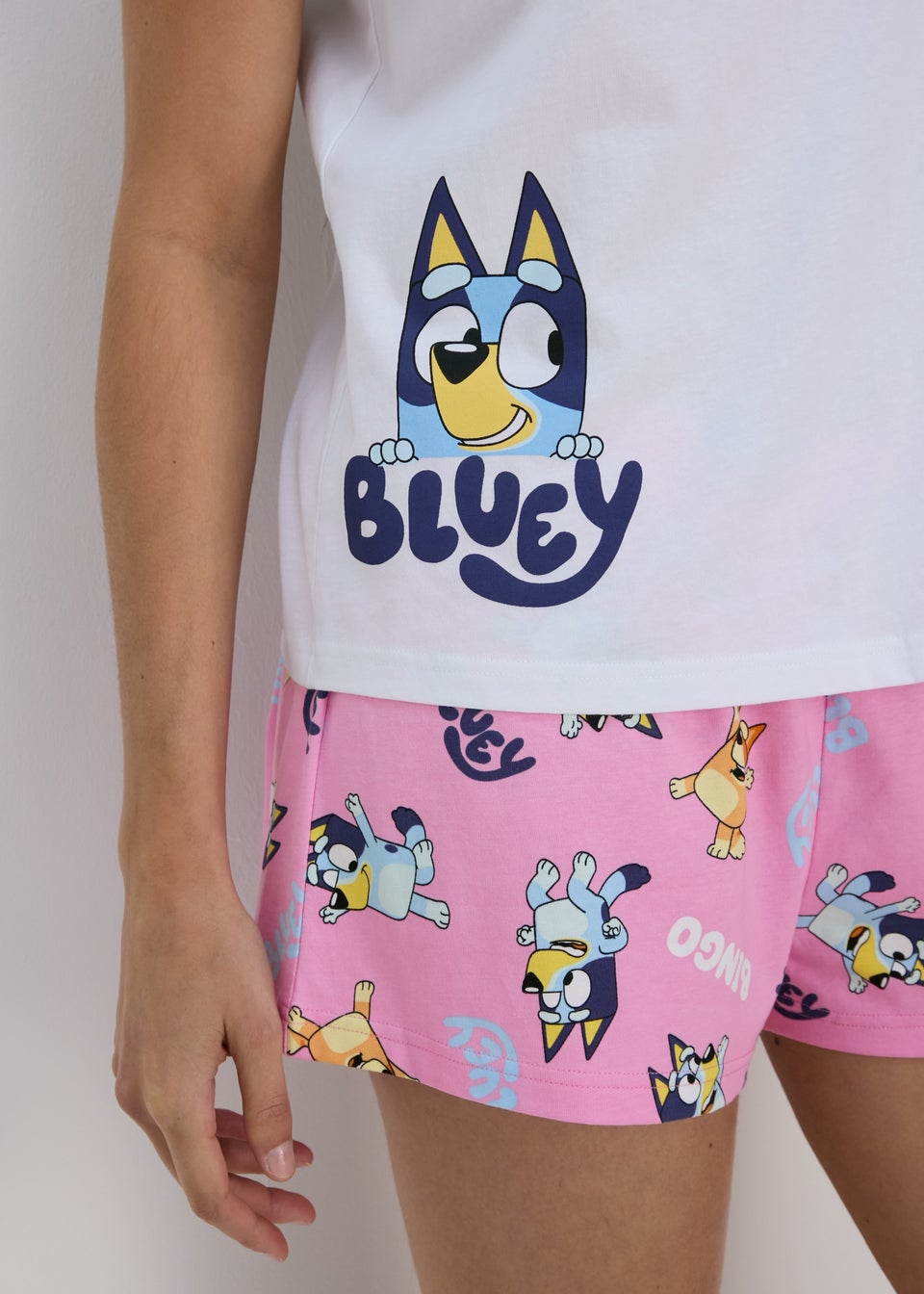 Bluey Top & Shorts Pyjama Set