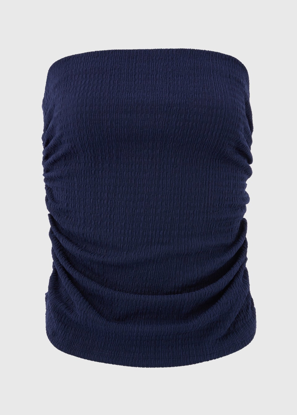 Navy Textured Boobtube