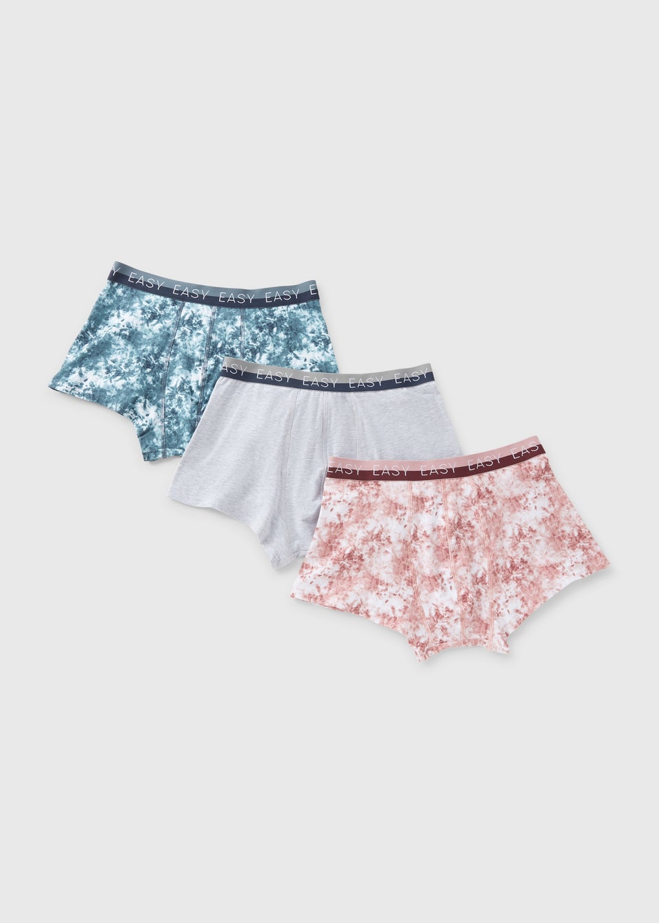 3 Pack Tie Dye Hipster Boxers