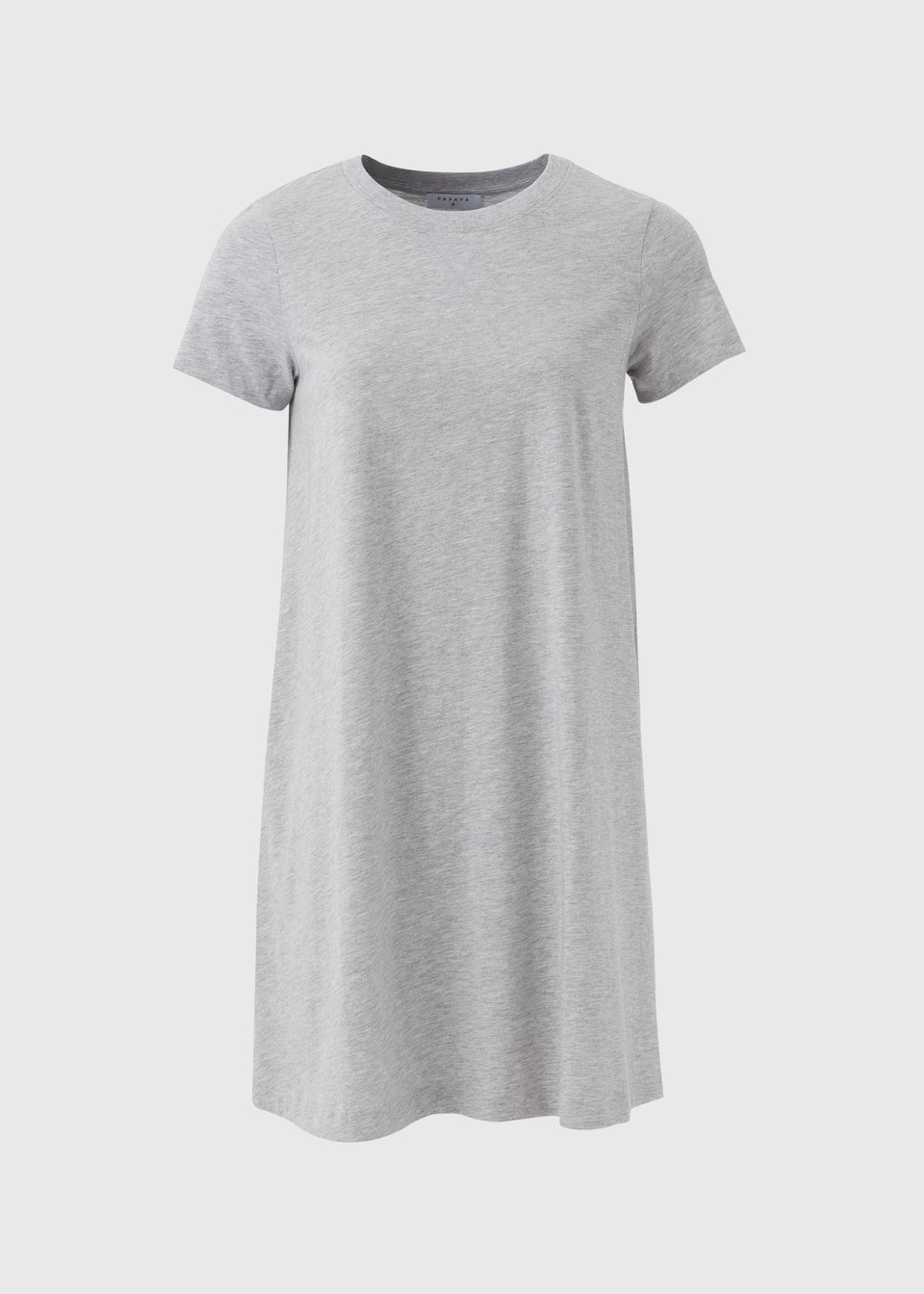 Grey Jersey Mini T-Shirt Dress