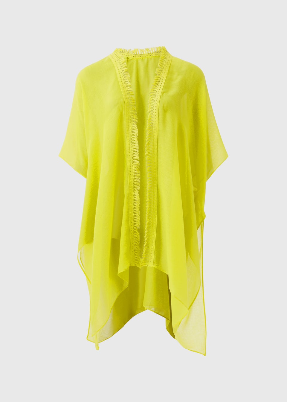 Lime Tassel Kimono