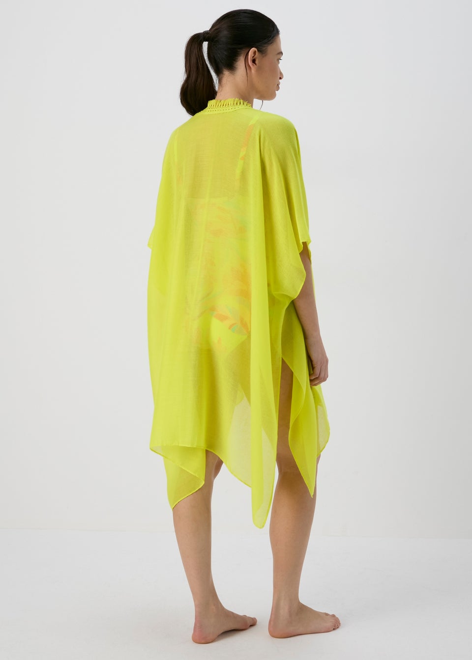 Lime Tassel Kimono