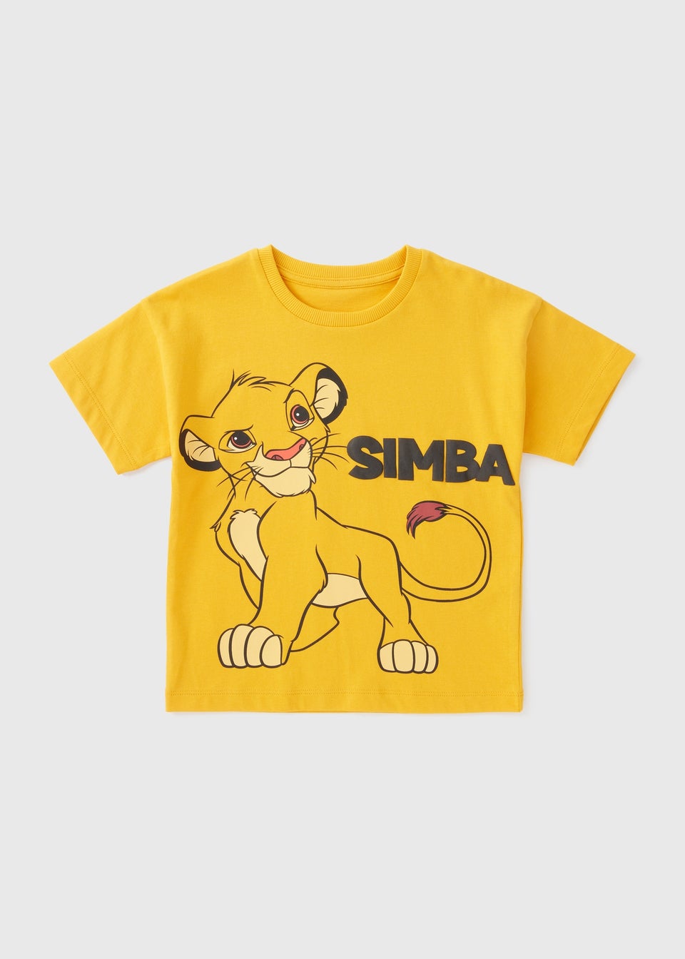 Disney Kids Orange Simba T Shirt 1 7yrs