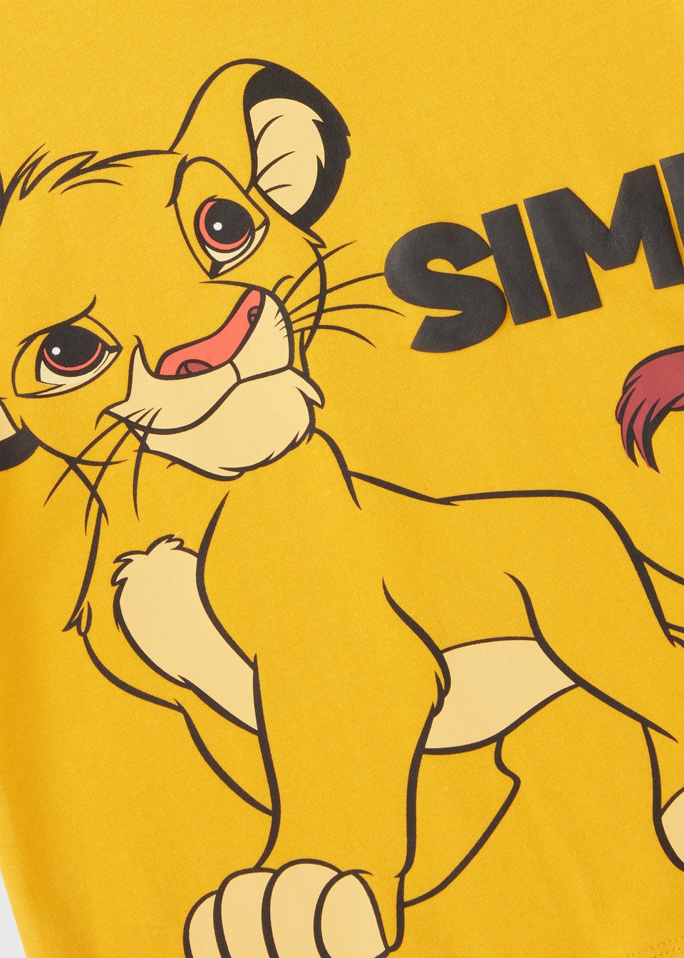 Disney Kids Orange Simba T Shirt 1 7yrs