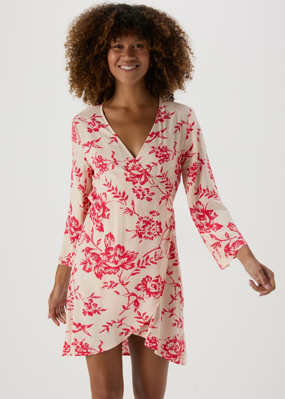 Matalan white floral dress best sale