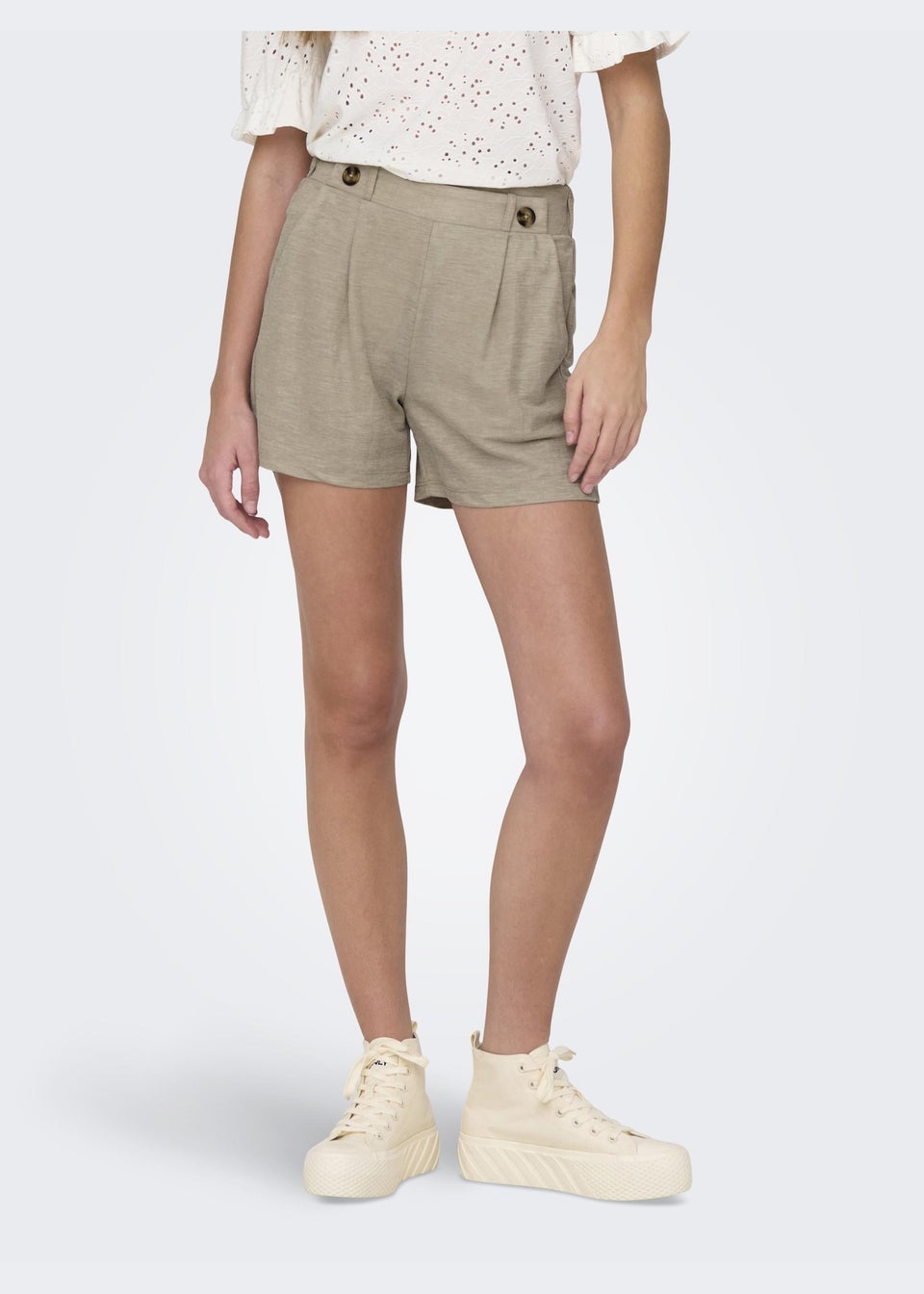 JDY Beige Geggo Shorts