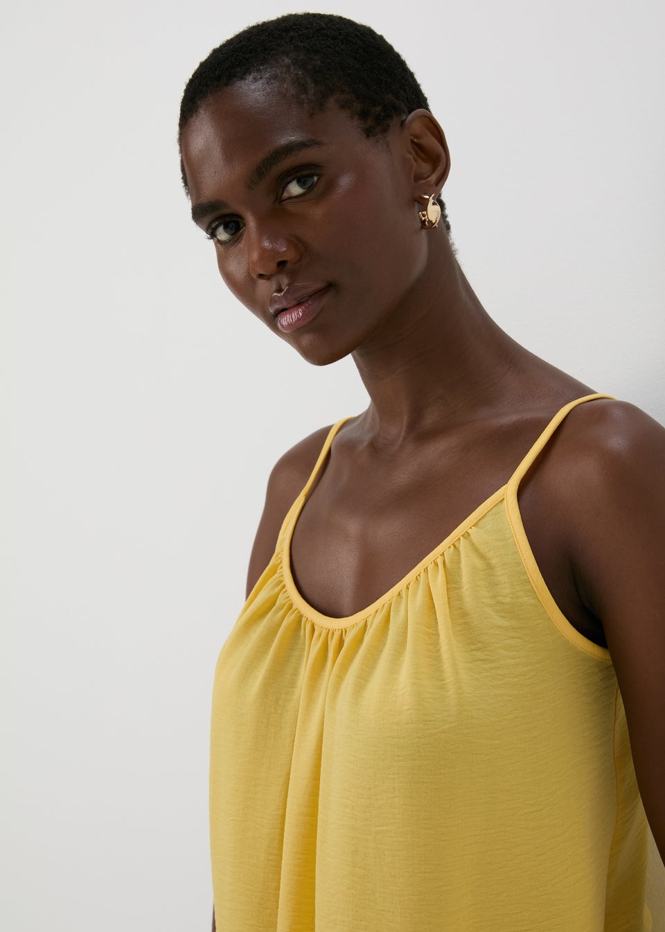 Yellow Solid Cami Top