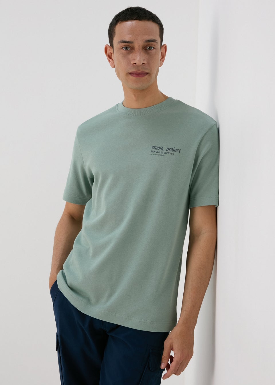 Sage Interlock Studio Project T-Shirt