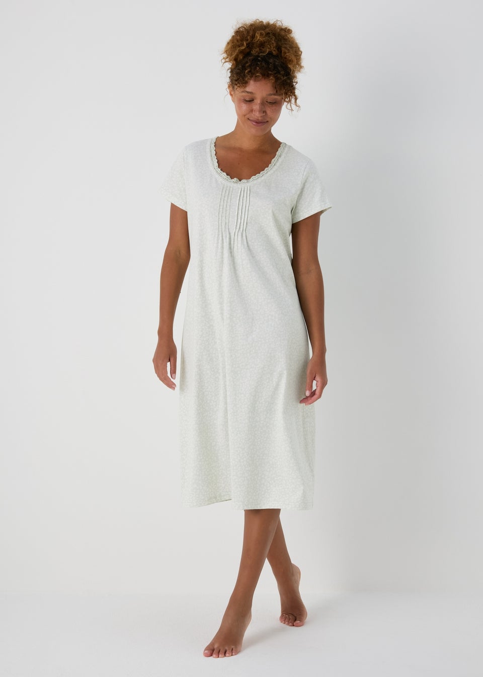 White Lace Detail Nightie