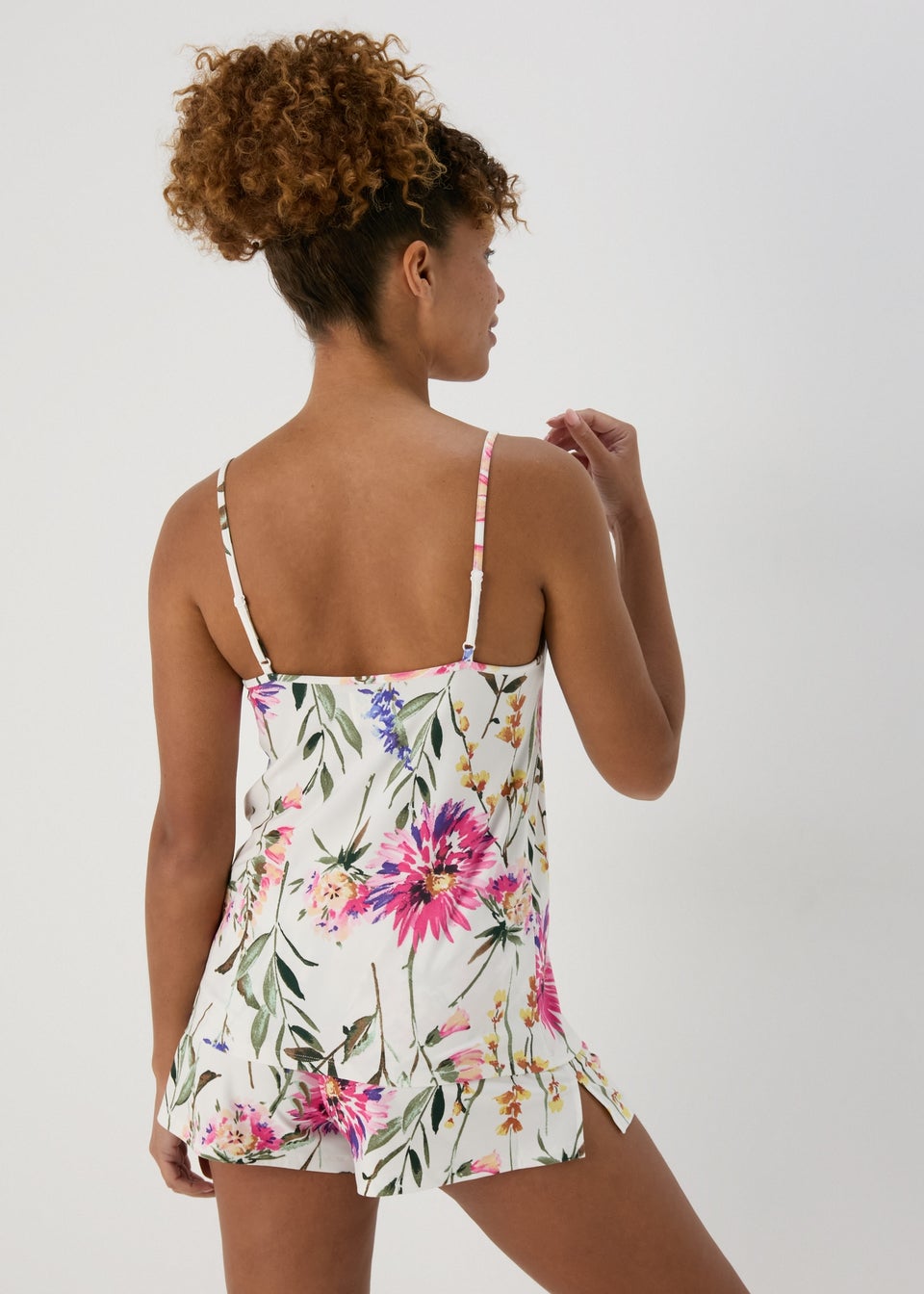 Cream Floral Top