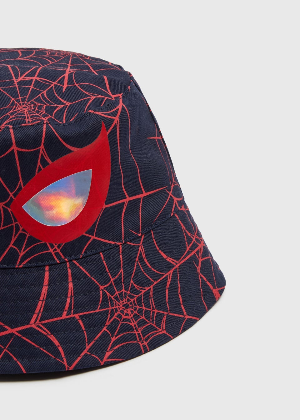 Marvel Boys Black Spiderman Bucket Hat (3-10yrs)