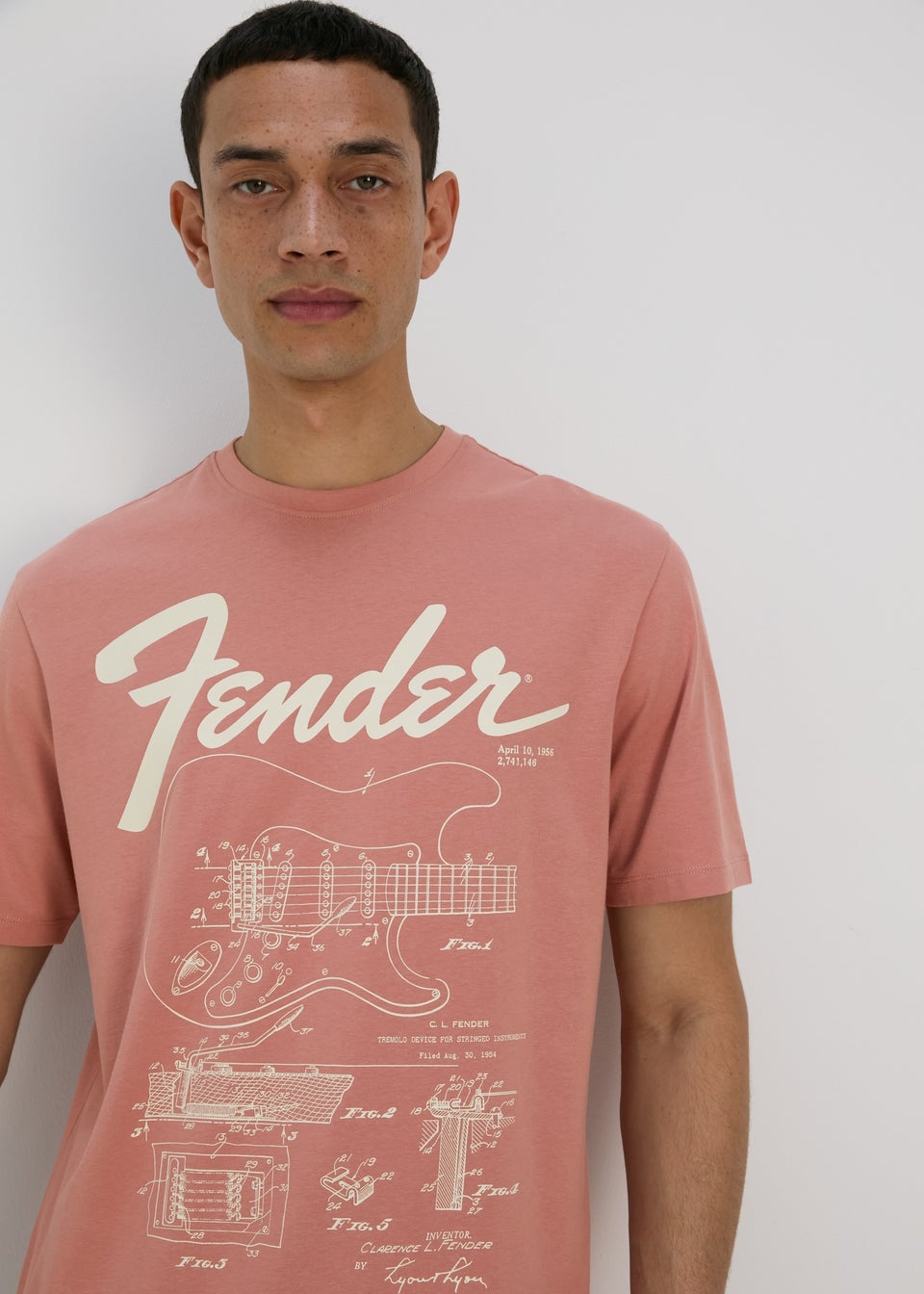 Pink Fender T Shirt Matalan