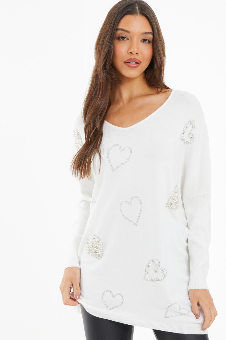 Quiz cheap grey jumper