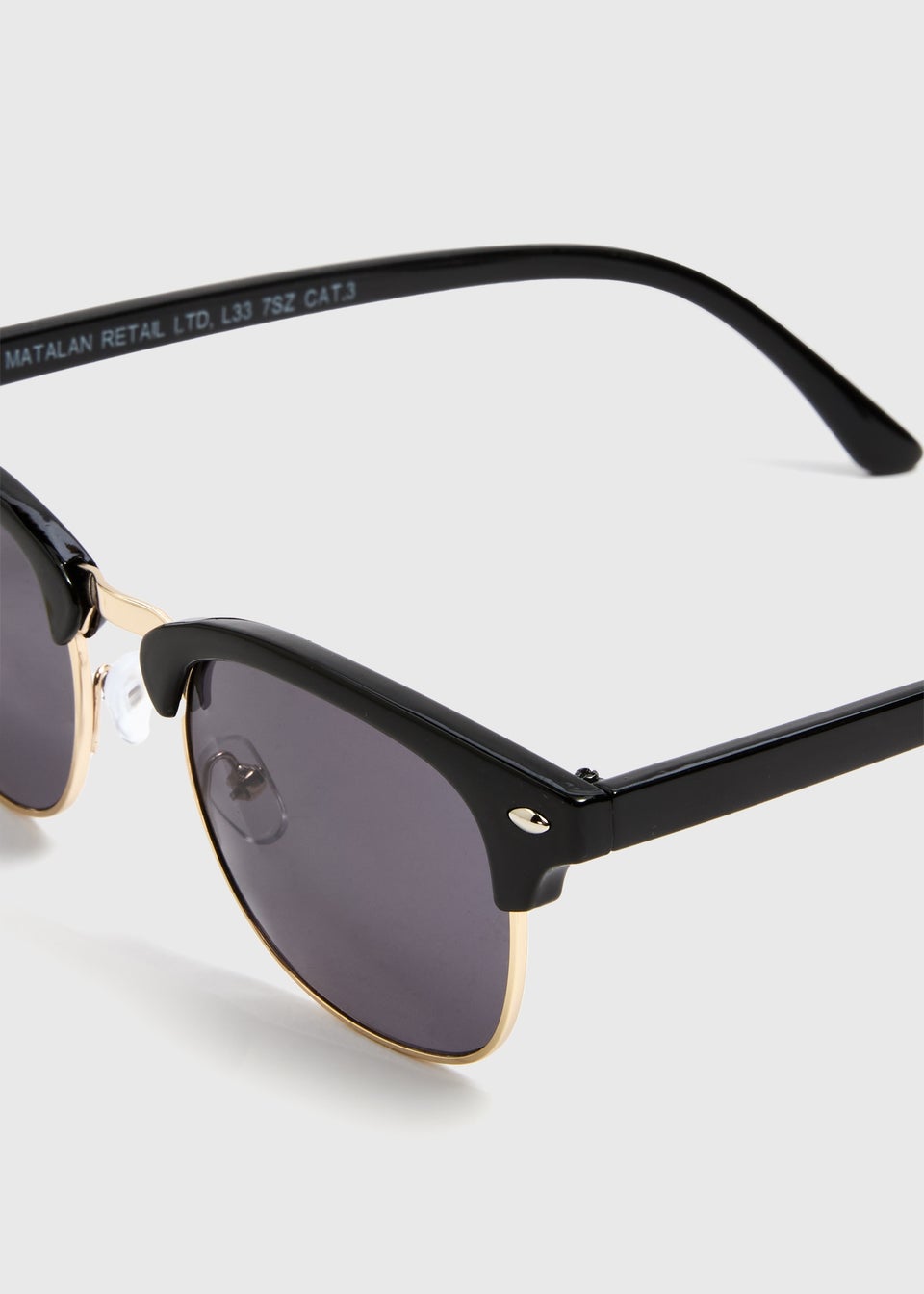 Black Clubmaster Sunglasses