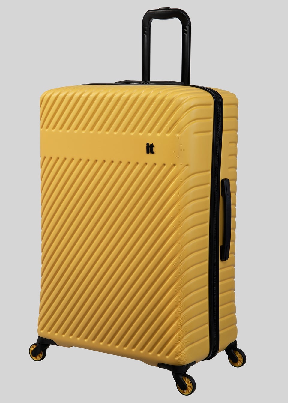 IT Luggage Yellow Hard Shell Suitcase