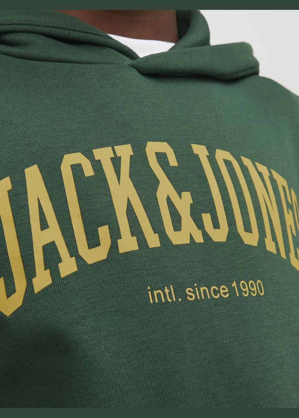 Jack & Jones Boys Green Hoodie (8-16yrs)