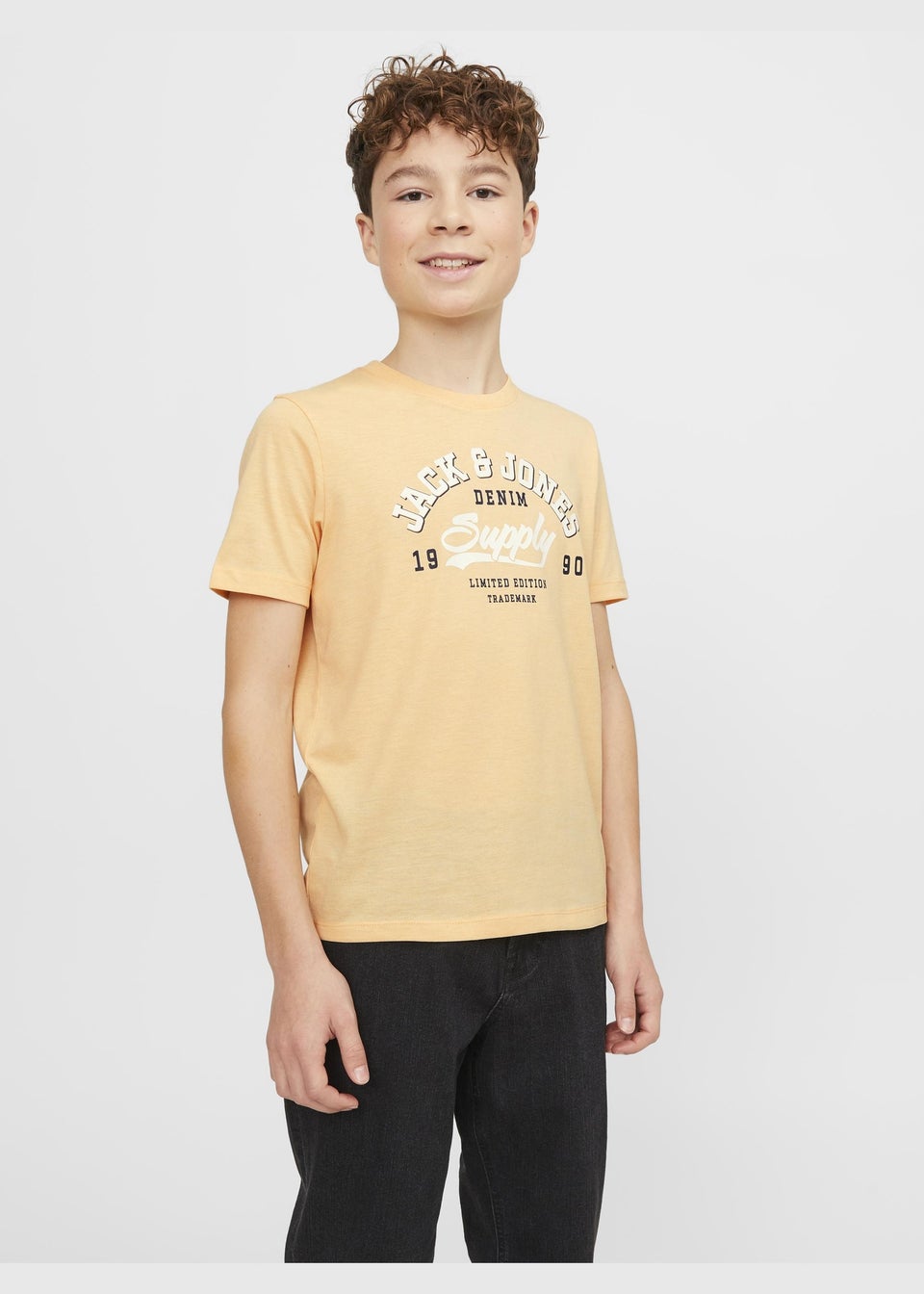 Jack & Jones Boys Orange T-Shirt (6-16yrs)