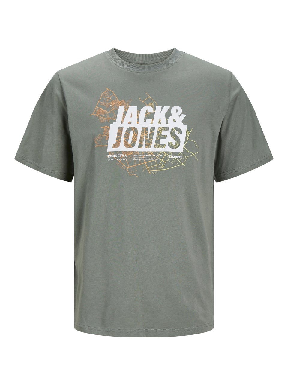 Jack & Jones Boys Green Logo T-Shirt (6-16yrs)