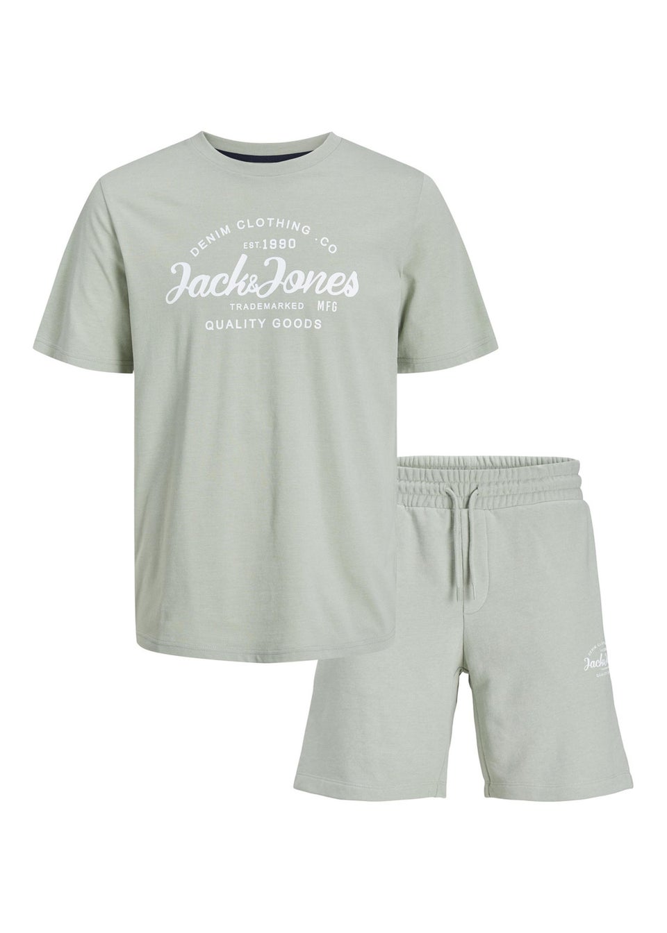 Jack & Jones Boys Green T-shirt & Shorts Set (6-16yrs)