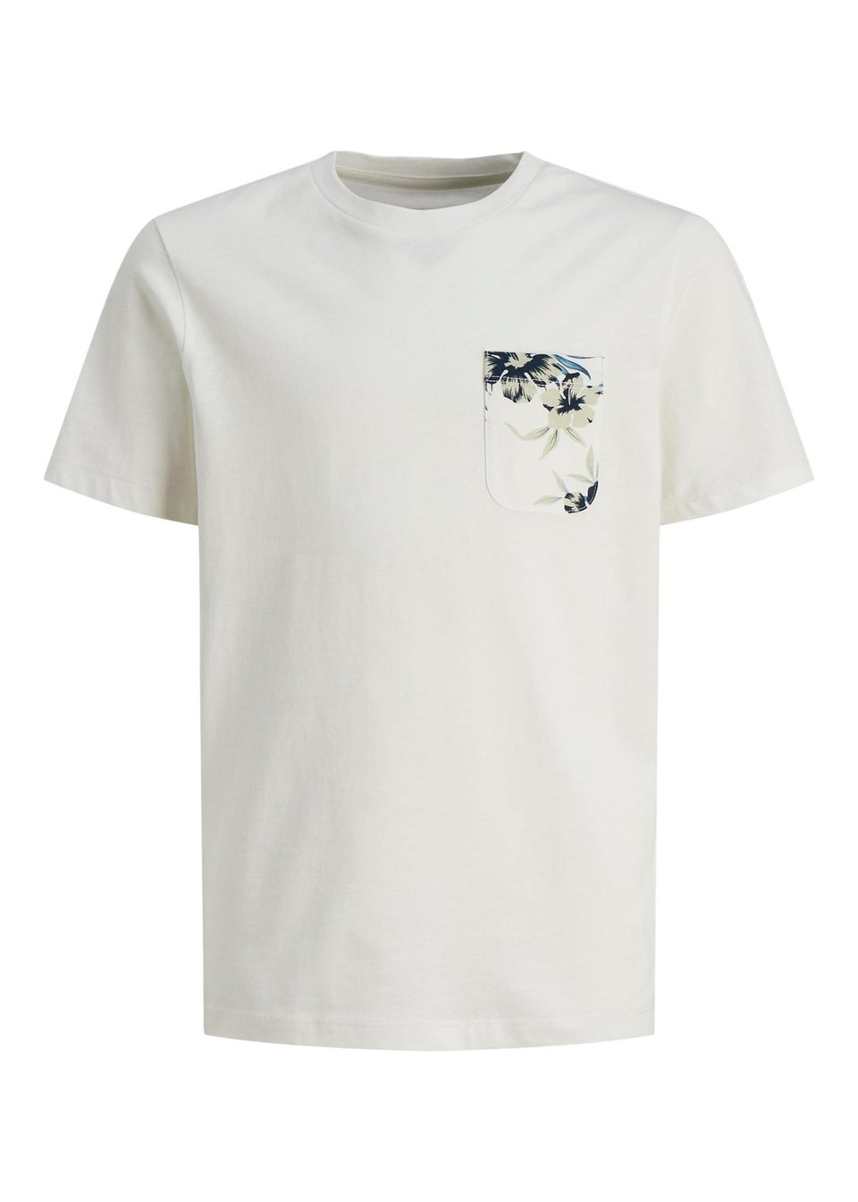 Jack & Jones Boys White Patch Pocket T-Shirt (6-16yrs)