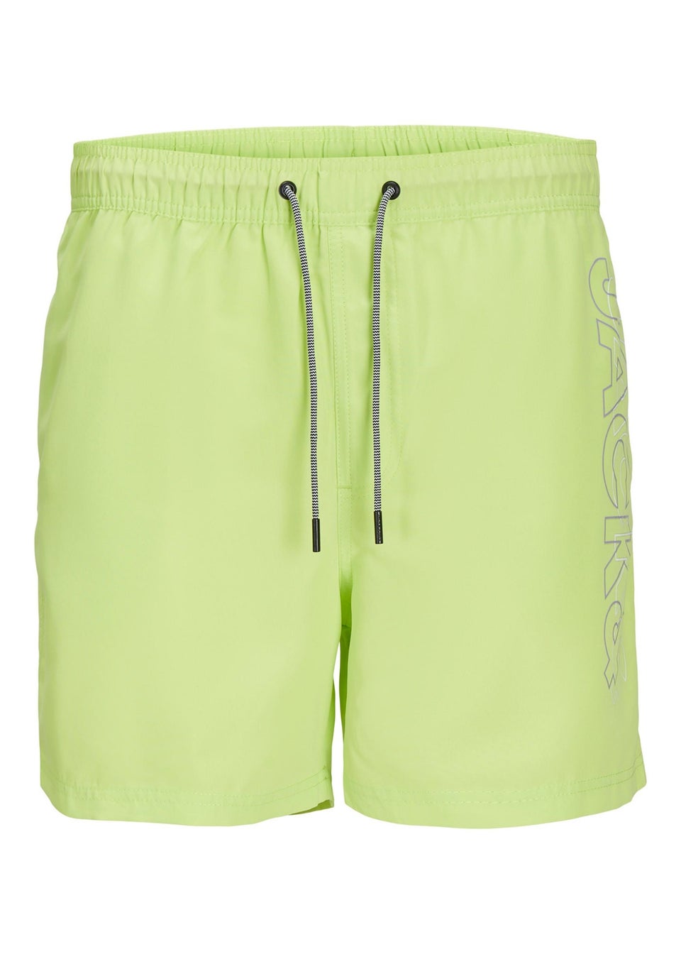 Jack & Jones Boys Green Double Logo Swim Shorts (8-16yrs)