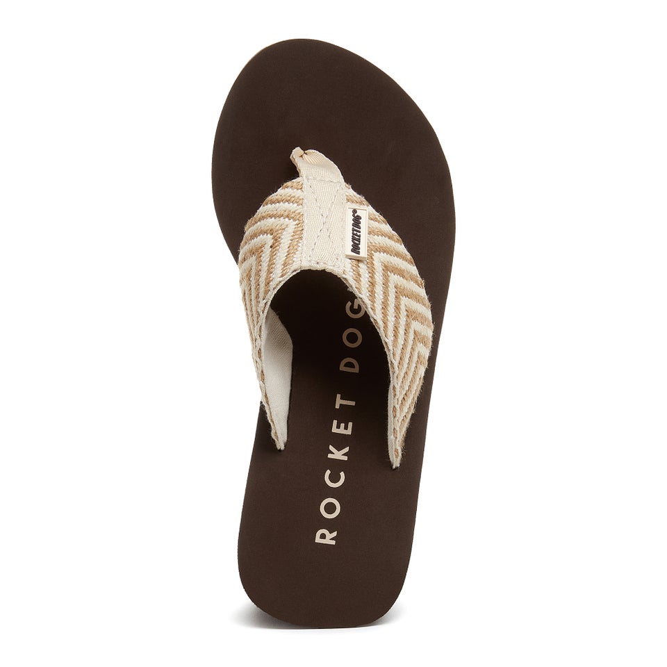 Rocket Dog White Neutral Natural Sandals Matalan