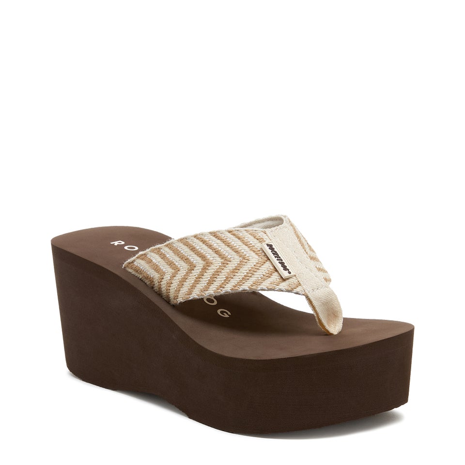 Rocket Dog White Neutral Natural Sandals Matalan