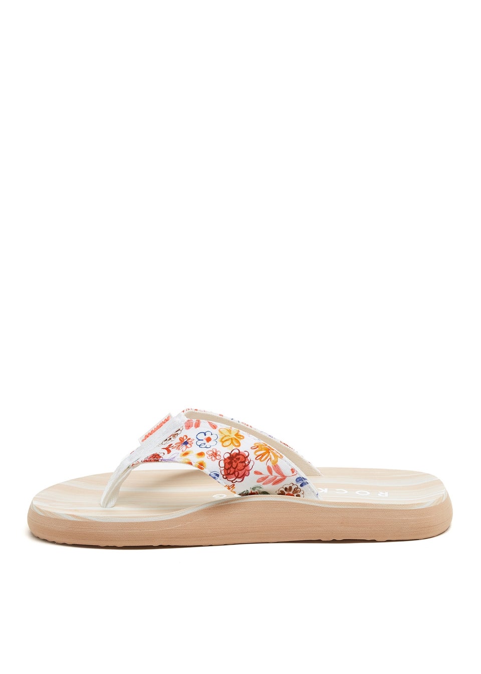 Multicolour Floral Adios Kitts Sandals
