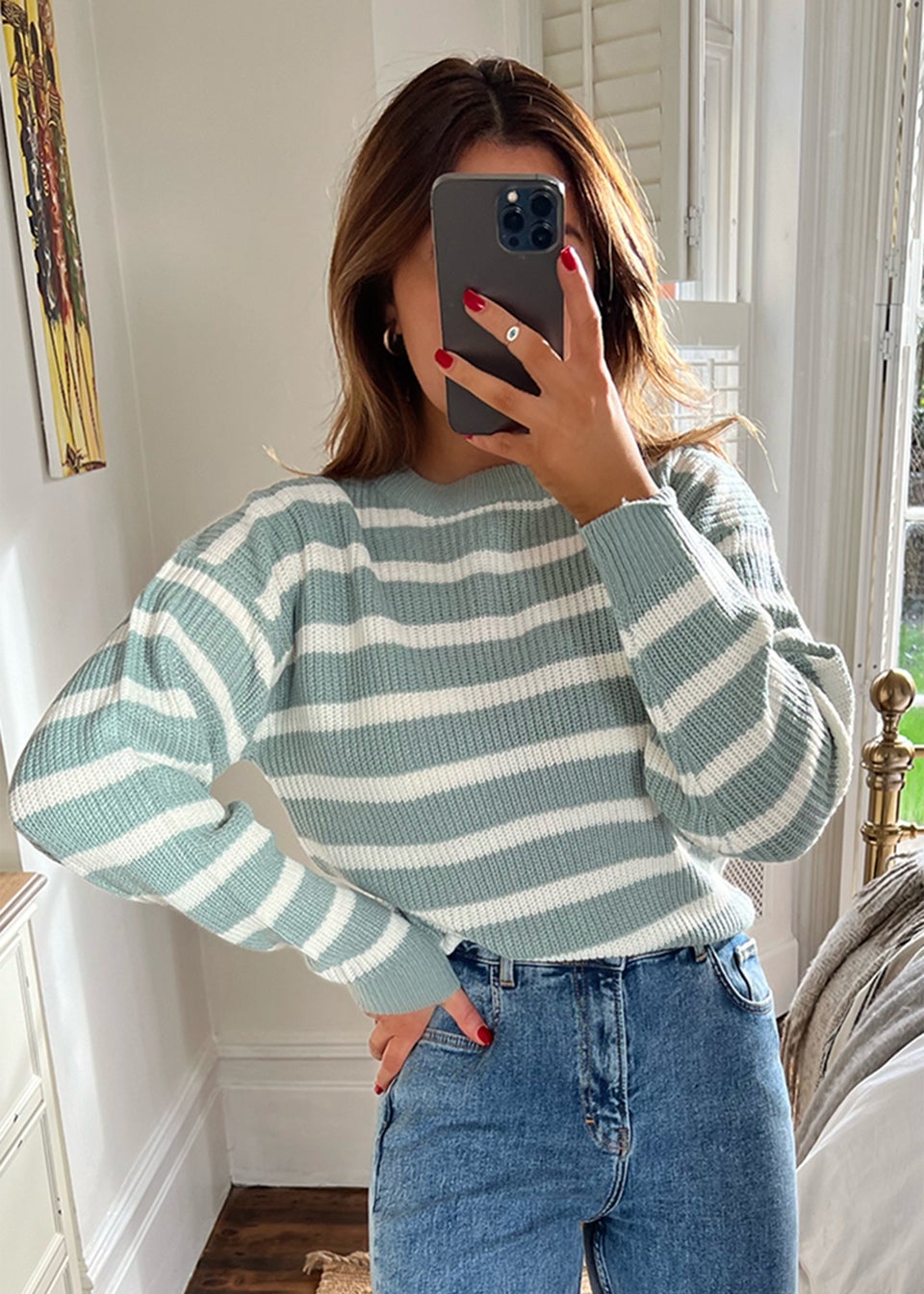 In The Style Sage Stripe Jumper