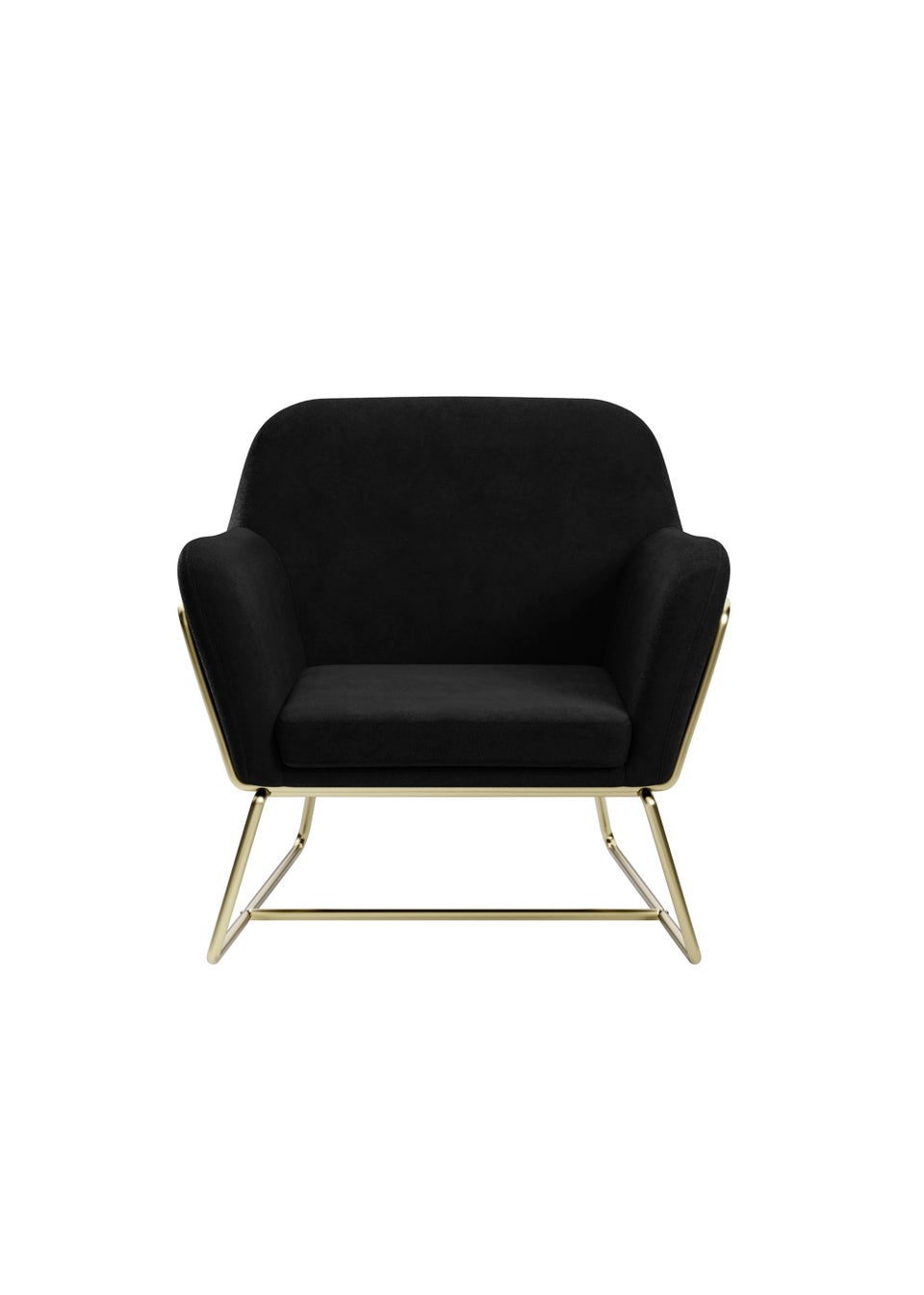 LPD Furniture Charles Armchair Black (765x660x755mm)