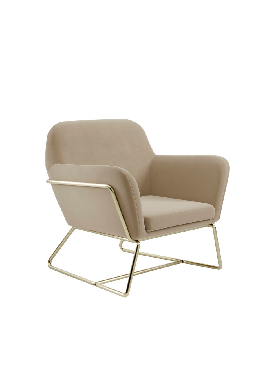 LPD Furniture Charles Armchair Beige (765x660x755mm)
