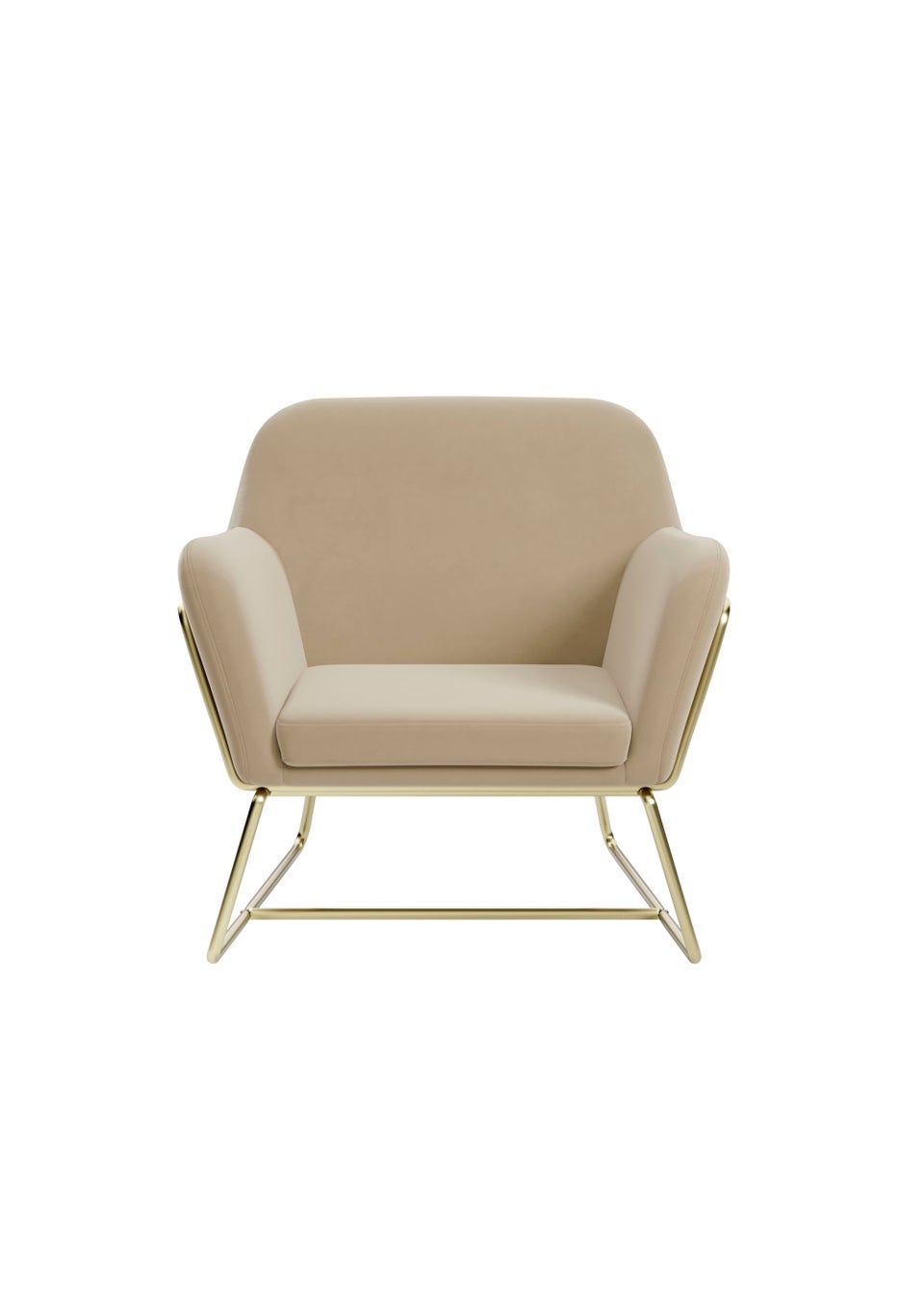LPD Furniture Charles Armchair Beige (765x660x755mm)