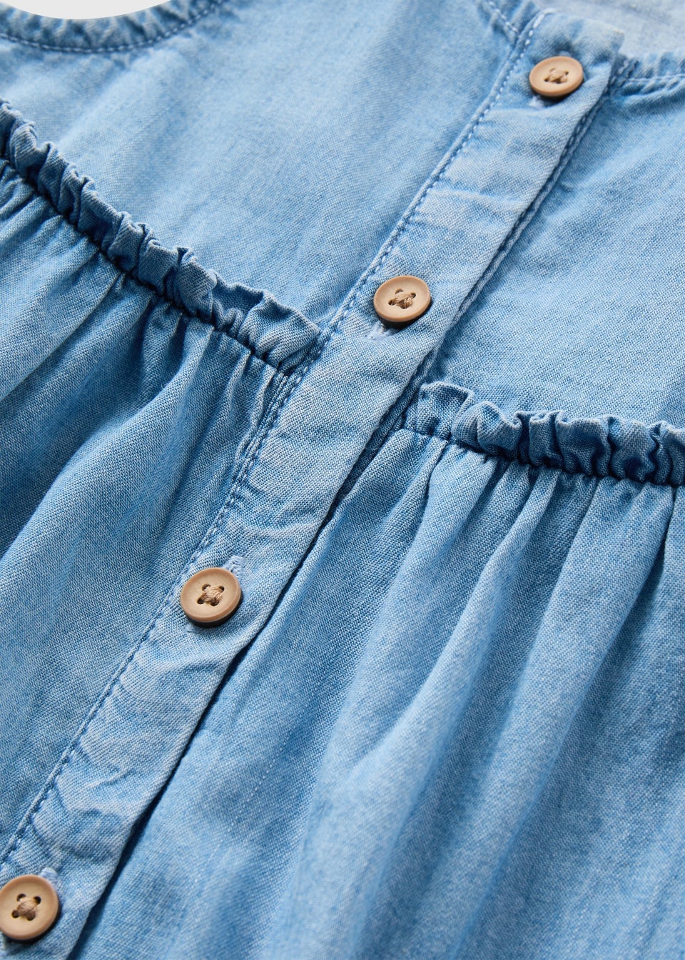 Baby Blue Chambray Dress (Newborn-23mths)