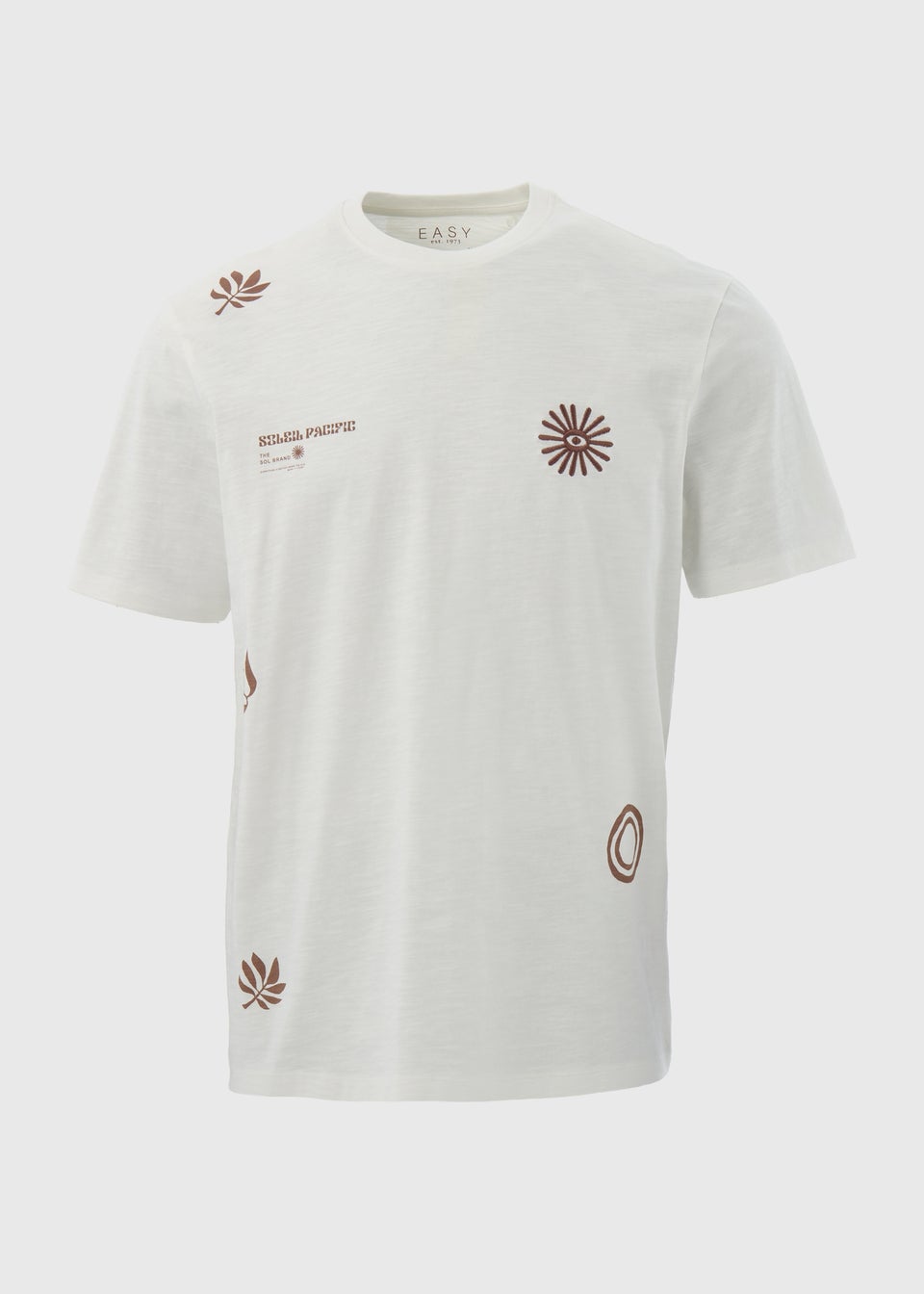 Ecru Abstract T-Shirt