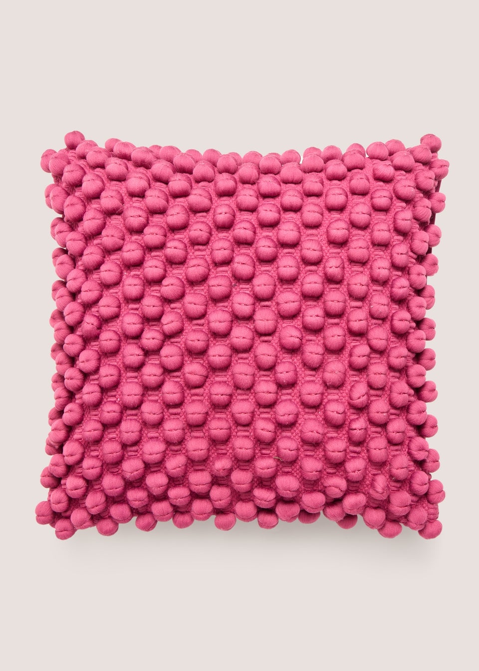Pink Bobble Cushion Matalan