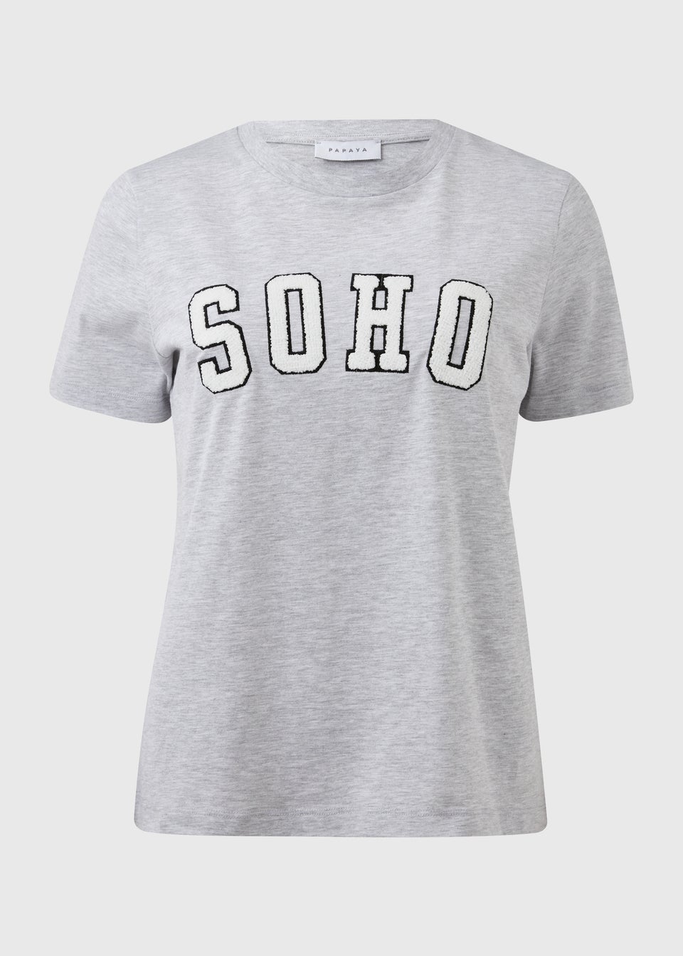 Grey Soho Printed T-Shirt