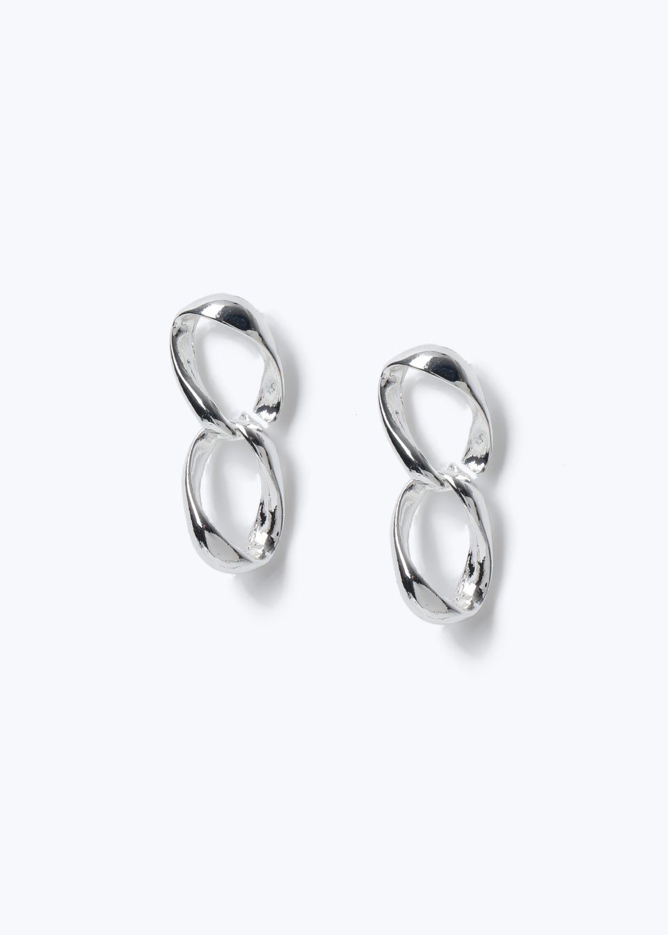 Silver Infinity Earrings