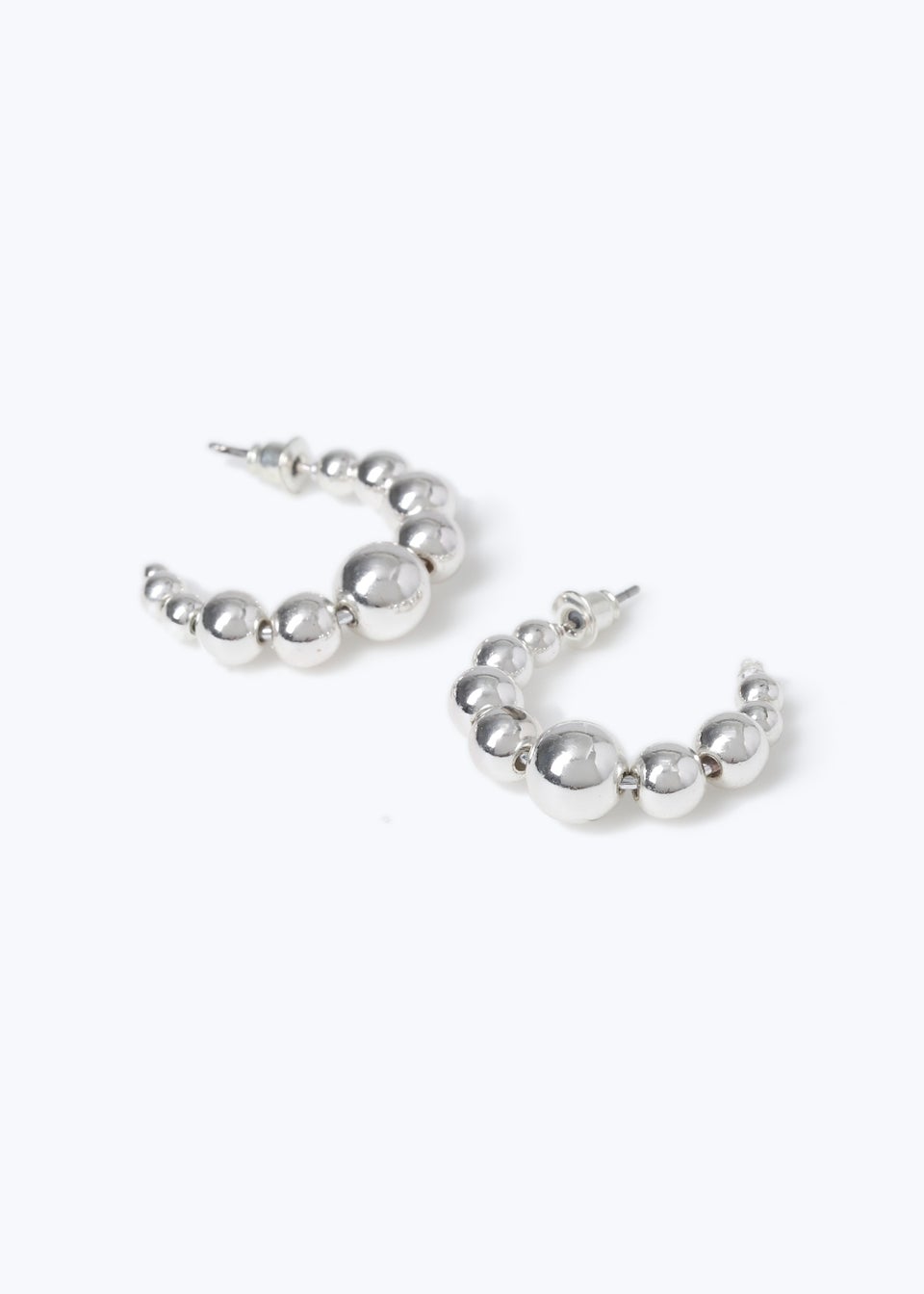 Silver Bead Earrings