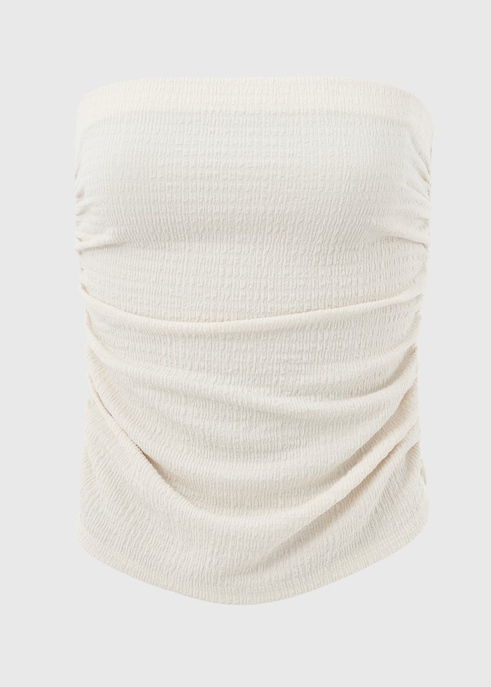 Cream Textured Boobtube