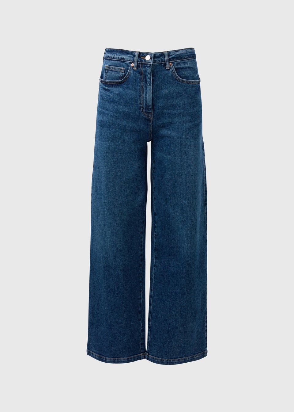 Indigo Wide Leg Jeans Matalan