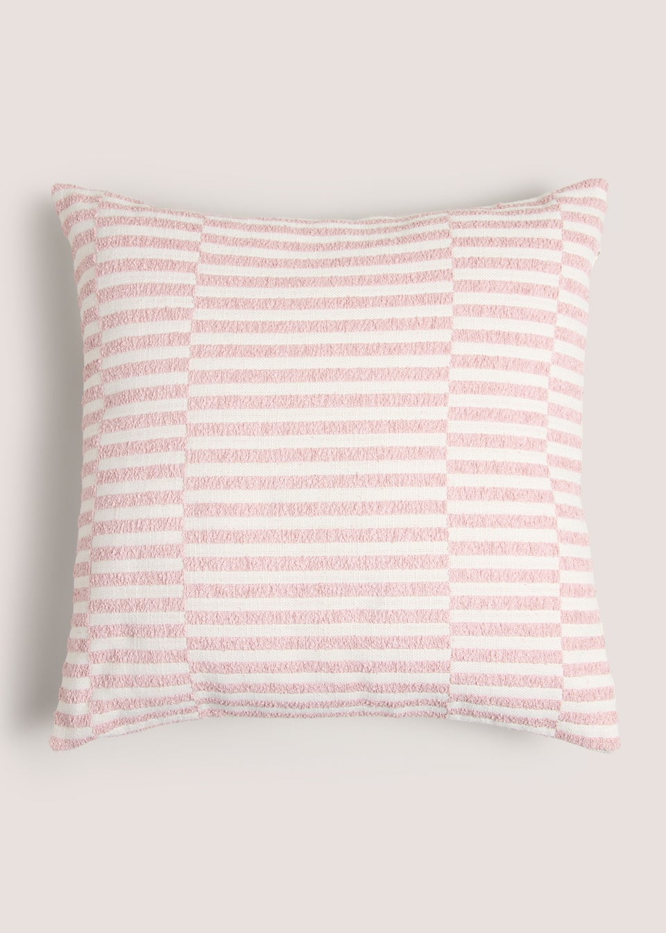 Pink Stripe Cushion (43cm x 43m)