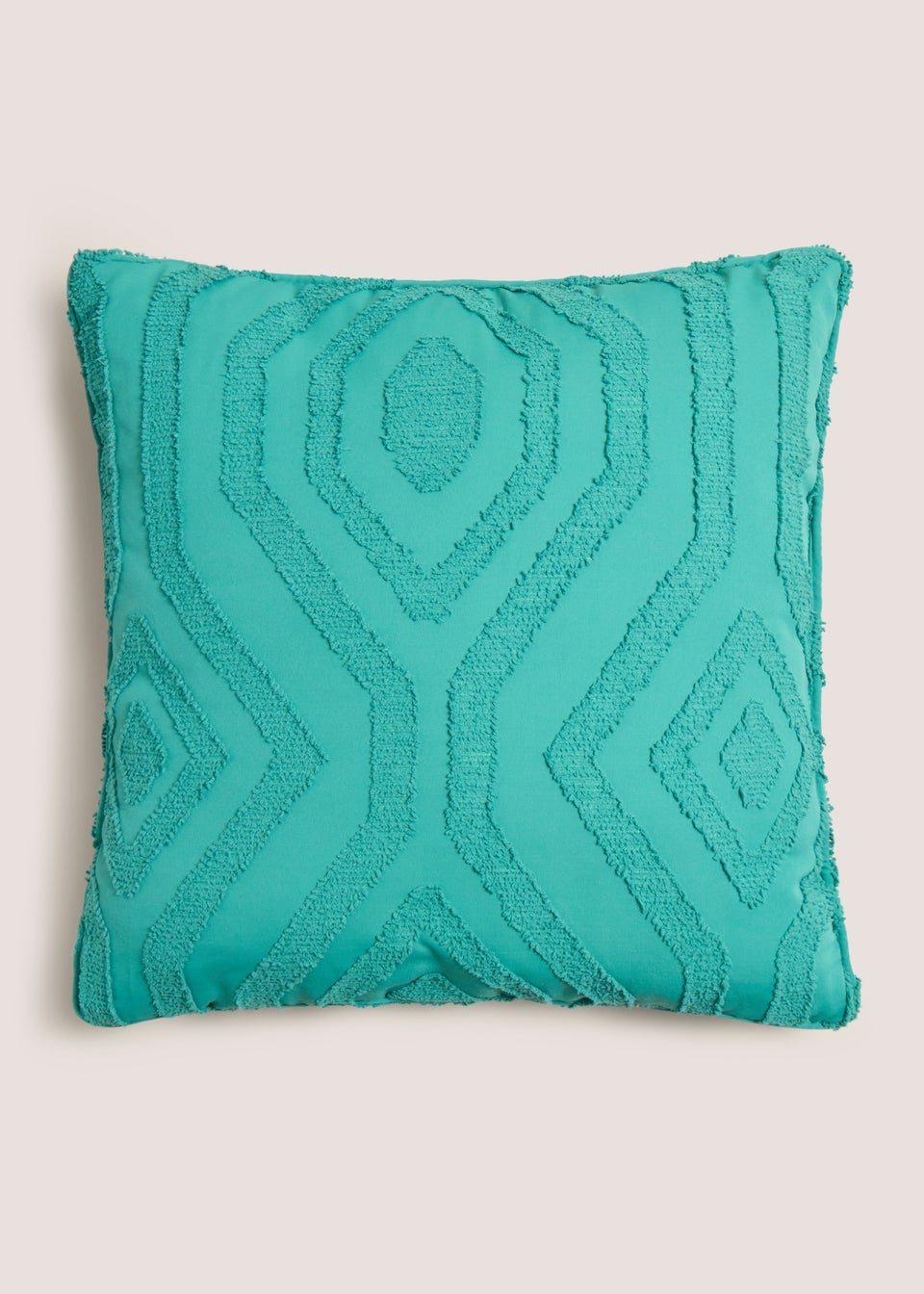 Blue Geometric Pattern Cushion (43cmx43cm)